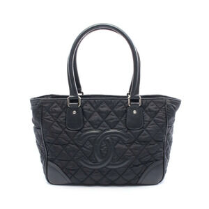 Chanel Paris York Tote Bag Leather Black
